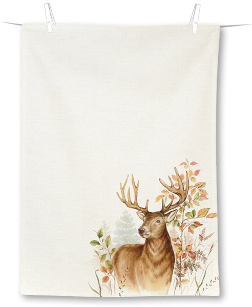 Ihr HUNTED DEER cream T1011860 Geschirrtuch (100 % Baumwolle)