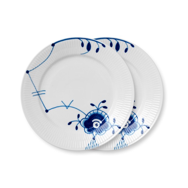 Royal Copenhagen Blue Fluted Mega 1057104 Teller 22cm Dec. No. 2 Set 2tlg.