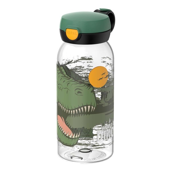 Mepal Campus 107485065381 Trinkflasche mit Klappdeckel 0,6l - Dino