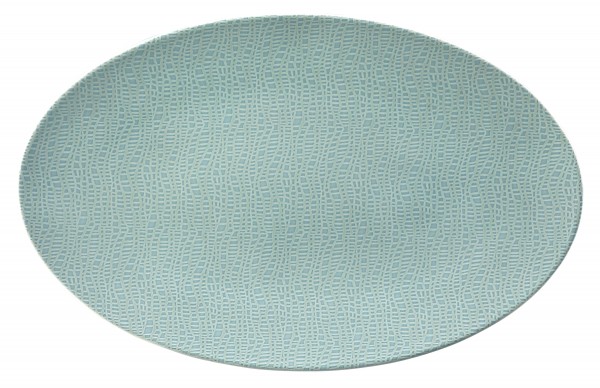 Seltmann Life Fashion green chic Servierplatte oval 40x26 cm