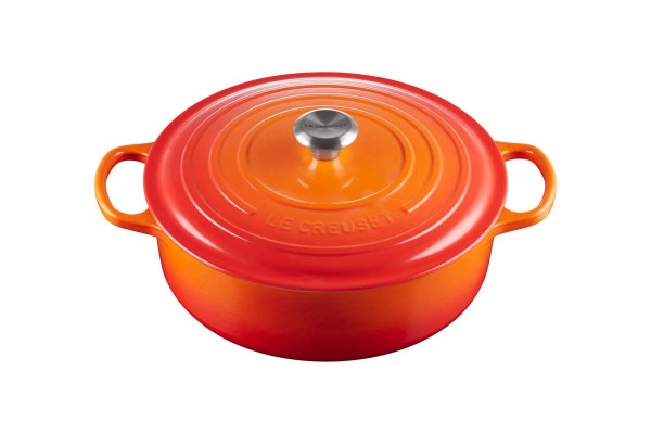 Le Creuset Kochgeschirr 21179300902430 Gourmet-Bräter Signature 30cm - Ofenrot