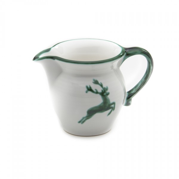 Gmundner Keramik Grüner Hirsch Gießer/Milch glatt (GMGL07) 0,5 l