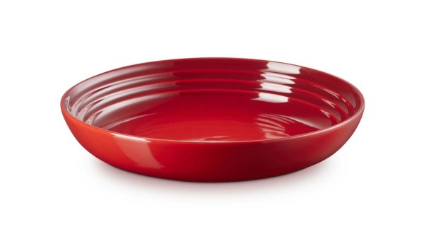 Le Creuset Steinzeug 70102220607080 Suppenteller 22cm 0,9L - Kirschrot