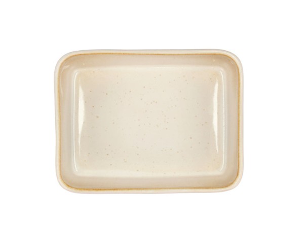 Bitz Auflaufform rechteckig 19 x 14 x 6 cm 821452 Schwarz/Creme