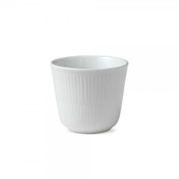 Royal Copenhagen White Fluted Becher ohne Henkel 26cl