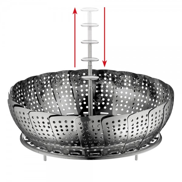 Küchenprofi Zubereiten Dämpfeinsatz 18-28 cm