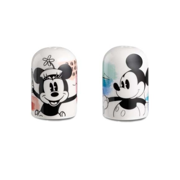 Gilde Disney - Mickey 81655 Salz-/ &amp; Pfefferstreuer Set 2tlg. "Minnie &amp; Mickey - Enjoy"