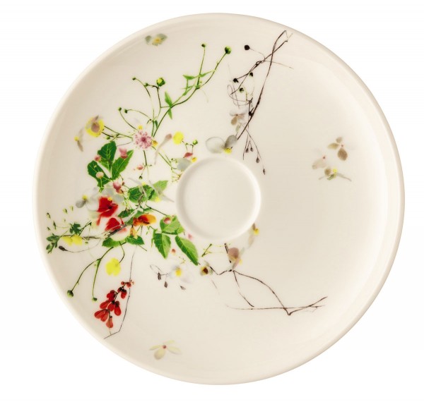 Rosenthal Brillance Fleurs Sauvages Kombi-Untertasse Coup 15,5 cm