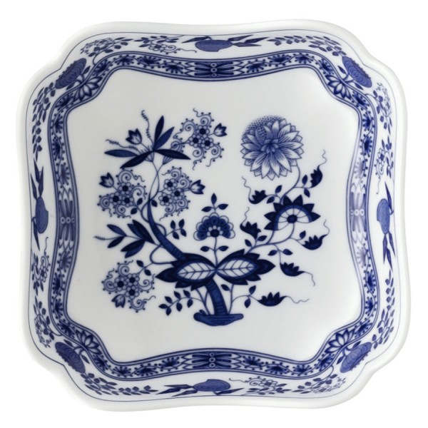 Hutschenreuther Zwiebelmuster Schüssel eckig 18 cm