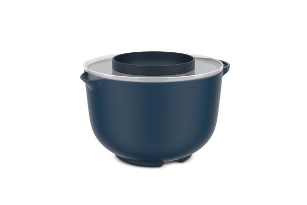 Mepal Chef it 102306018100 Rührschüssel 3L mit Spritzschutzdeckel - Navy