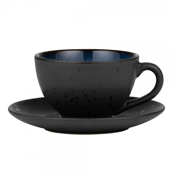 Bitz 821343 Tasse mit Untertasse 24cl black/blue