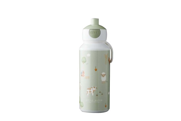 Mepal Campus 107410065399 Trinkflasche Pop-Up 400ml - Little Farm