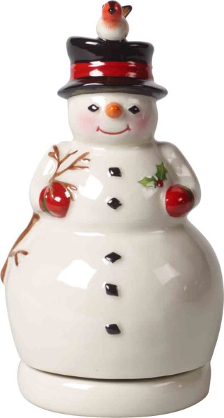 Weihnachtswelt von Villeroy &amp; Boch Nostalgic Melody Schneemann, drehend (6303) 8 x 8 x 15 cm