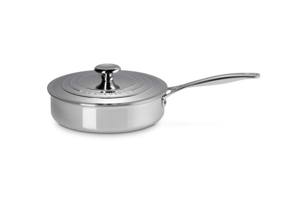 Le Creuset 3-PLY Plus 96600124000000 Sautépfanne mit Griff 24cm 2,8L