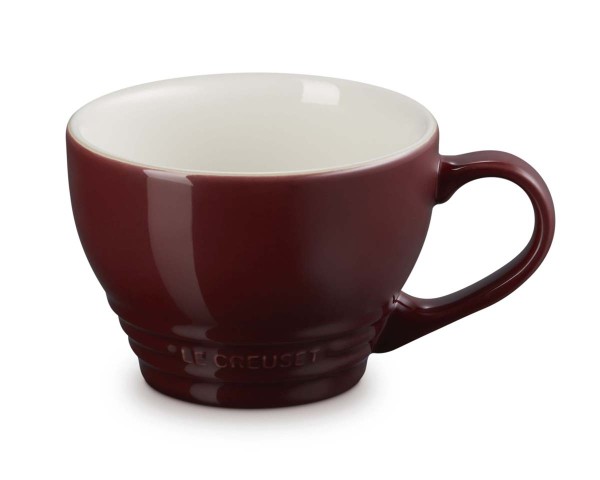 Le Creuset Steinzeug 70304409490002 Cappuccino Tasse groß 0,4L - Garnet
