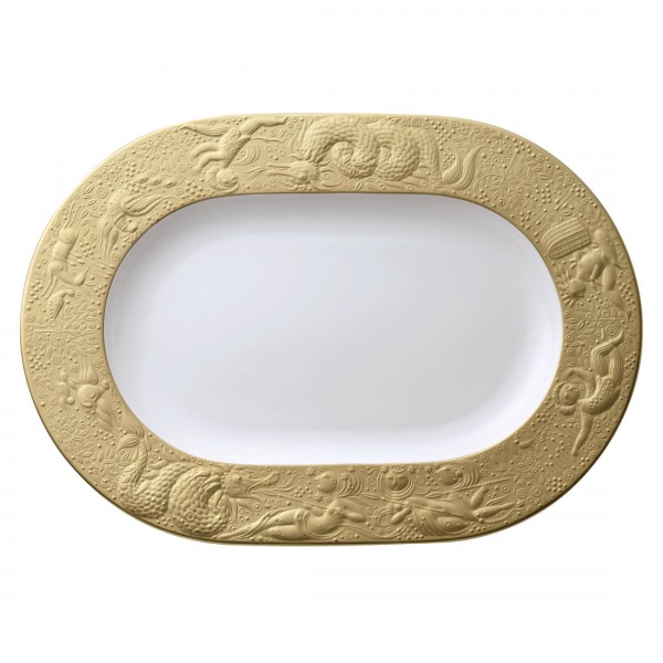 Rosenthal Studio Line Zauberflöte Sarastro Platte 38 cm 41,5 x 23,5 cm