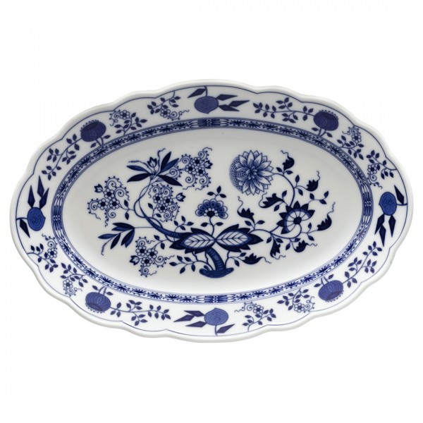 Hutschenreuther Zwiebelmuster Platte oval 38 cm (Auslaufartikel)