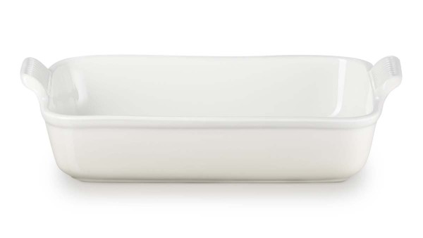 Le Creuset Steinzeug 71102327160001 Auflaufform rechteckig Tradition 32cm 4L - Meringue
