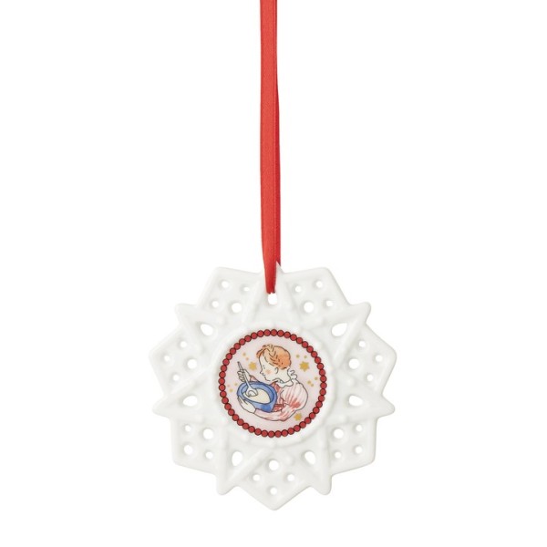 Hutschenreuther Sammelkollektion 2026 Winterschmaus Schmuckstern 8cm - Mädchen mit Suppe