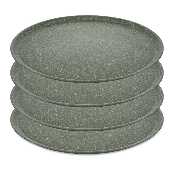 Koziol CONNECT 7101701 4x Teller 25,5cm - Nature Ash Grey