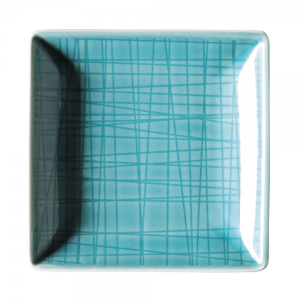 Rosenthal Mesh Colours Aqua Schale quadr. 10 cm