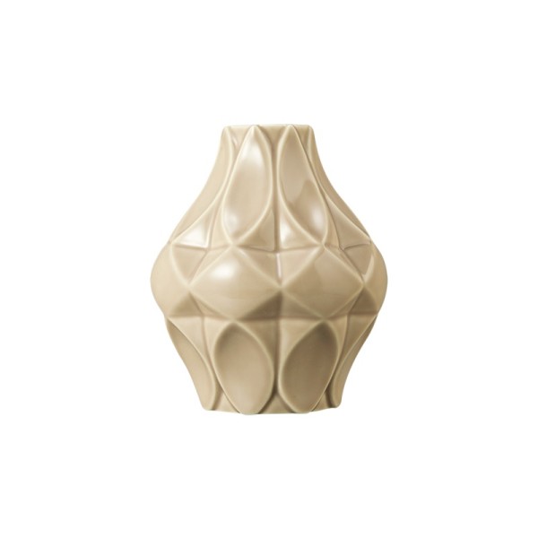 Tettau Atelier Sandbeige uni Vase 20/02 11 cm