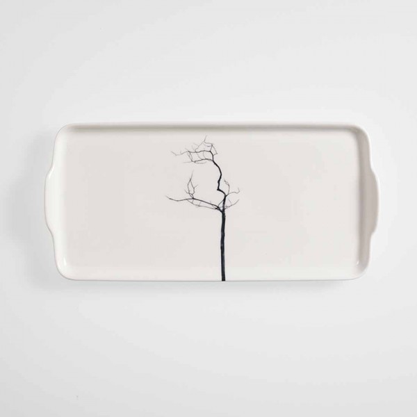 Dibbern Fine Bone China Black Forest Kuchenplatte rechteckig (01 182 024 00) 15 x 32 cm