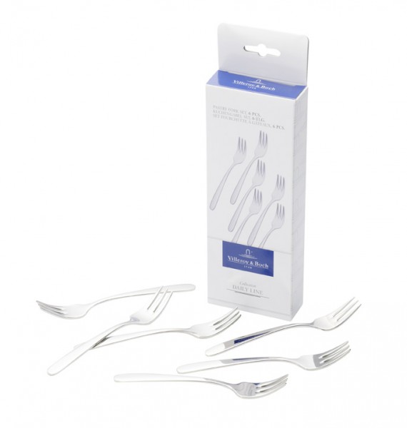 Villeroy & Boch Daily Line 1264039600 Kuchengabel-Set 6tlg.