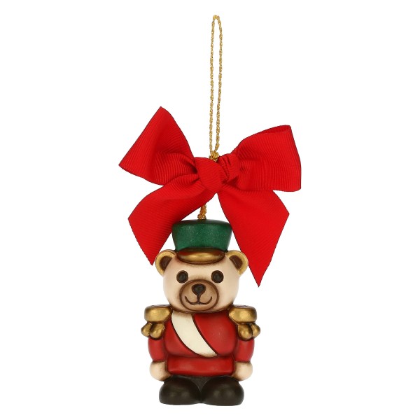 Thun Weihnachtsschmuck S3257A82 Teddy Nussknacker, groß 4,2 x 3,2 x 6,8 cm