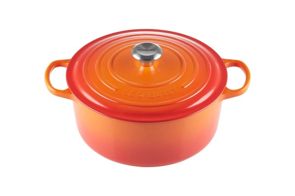 Le Creuset Kochgeschirr 21177280902430 Bräter Rund Signature 28cm - Ofenrot