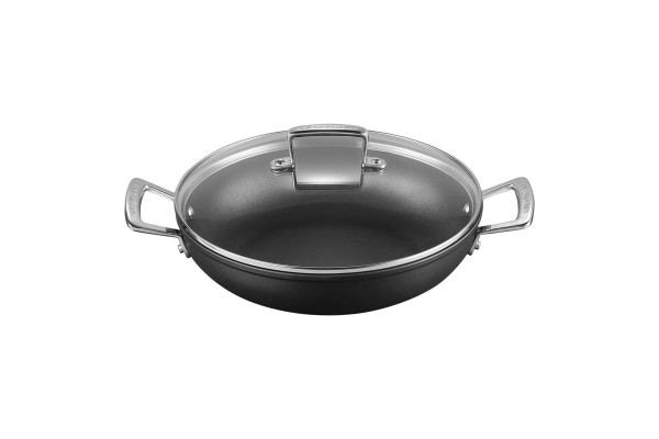 Le Creuset Aluminium - Antihaft 51107260010502 Profipfanne mit Glasdeckel 26cm