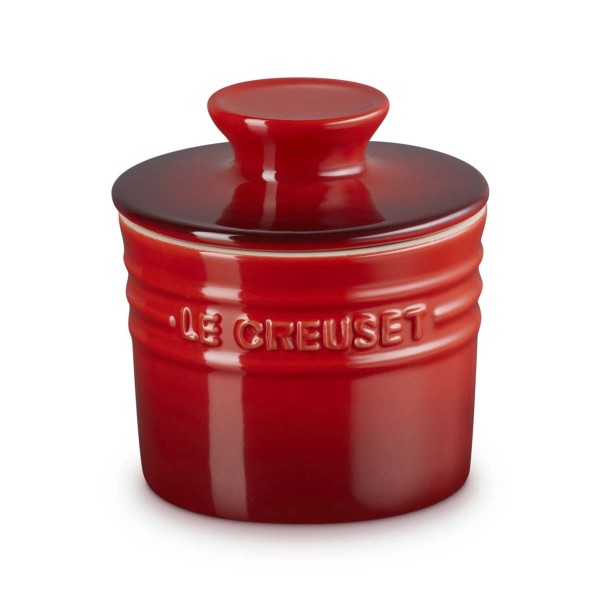 Le Creuset Steinzeug 70831150600000 Butterglocke 0,17L - Kirschrot