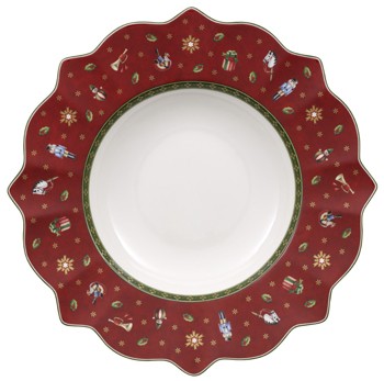 Villeroy &amp; Boch Toy`s Delight 1485852700 Suppenteller rot 26 cm