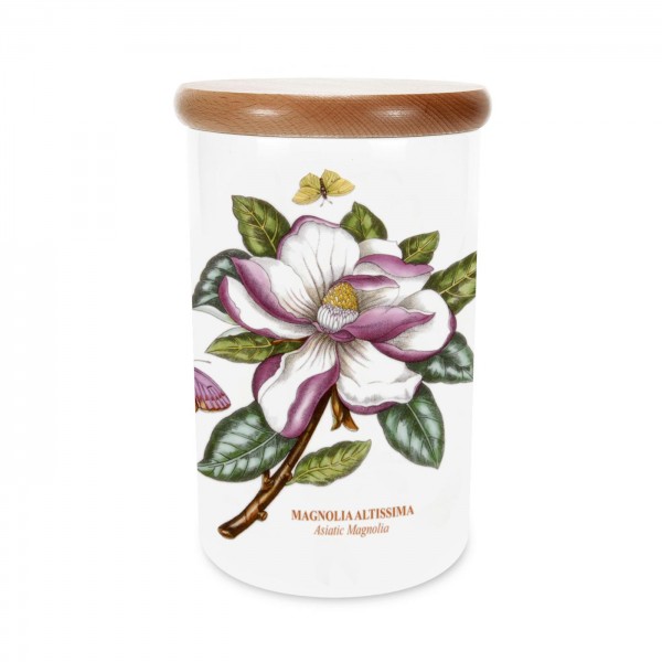 Portmeirion Botanic Garden Magnolia (BGHA48030) Vorratsdose Höhe 21,5 cm, Durchmesser 13,5 cm
