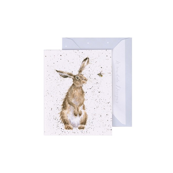 Wrendale Mini-Karten GE073 The Hare and The Bee