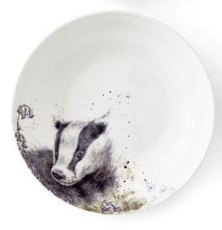 Royal Worcester Wrendale Designs WNUA4341-XS Pastateller 22 cm (Dachs)