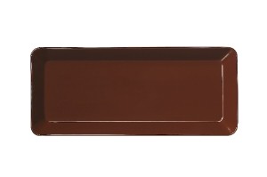 Iittala Teema Brown Platte rechteckig 16 x 37 cm