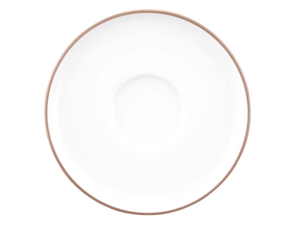 Seltmann Sento Home Pure Lines Cocoa Brown Kombi-Untertasse 16 cm