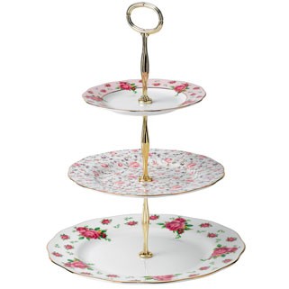 Royal Albert New Country Roses White Etagere 3-tlg. (25867)