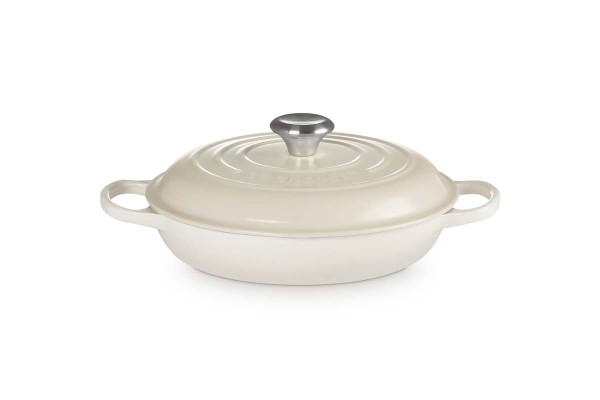 Le Creuset Gusseisen - Signature 21180267164430 Gourmet-Profitopf 26cm 2,2L - Meringue