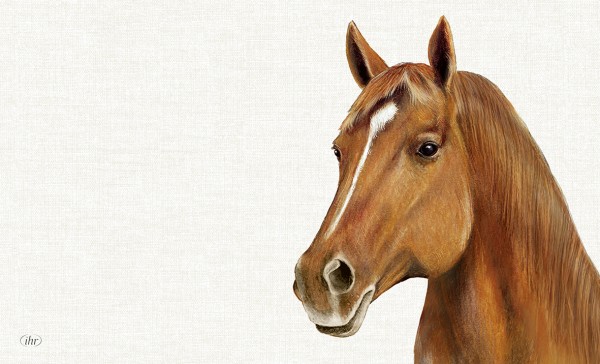 Ihr FARM HORSE cream MCB1047760 Frühstücksbrettchen