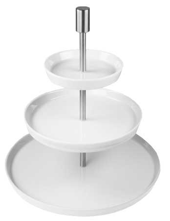 Thomas Loft Weiss Etagere rund 3-tlg. | Schäfer