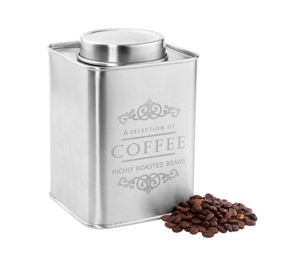 Zassenhaus 067118 Vorratsdose Coffee 500g - Edelstahl