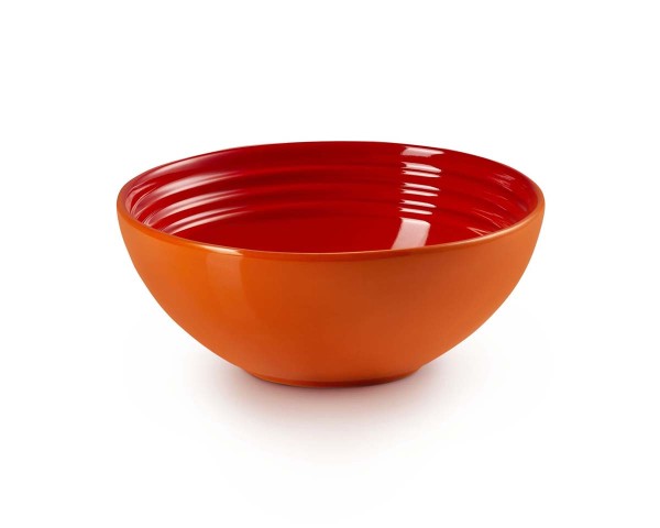 Le Creuset Steinzeug 70117160907080 Müslischale 16cm 0,65L - Ofenrot