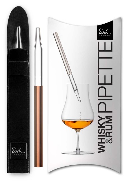 Eisch Gentleman 180458 Whisky/Rum Pipette 999/165 kupfer
