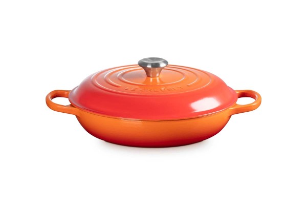 Le Creuset Gusseisen - Signature 21180300902430 Gourmet-Profitopf 30cm 3,5L - Ofenrot
