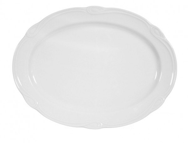 Seltmann Desiree weiß Platte oval 35 cm