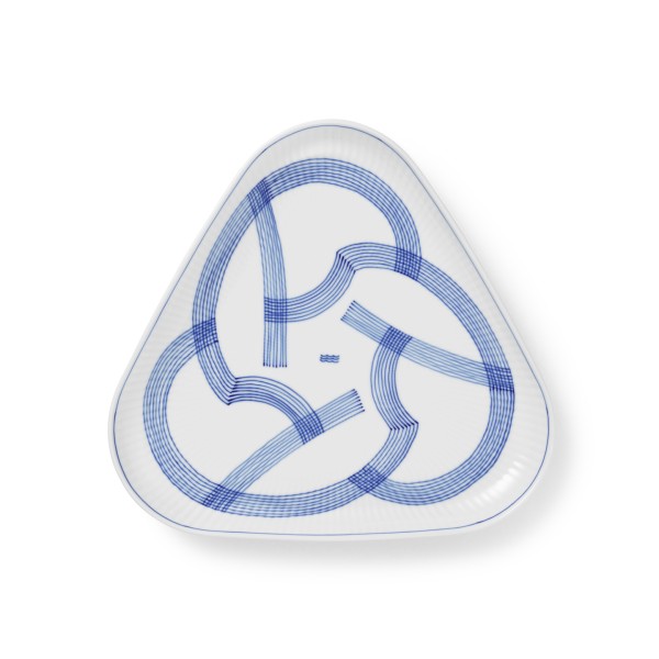 Royal Copenhagen Motif 1075812 Dreieckige Schale 23cm