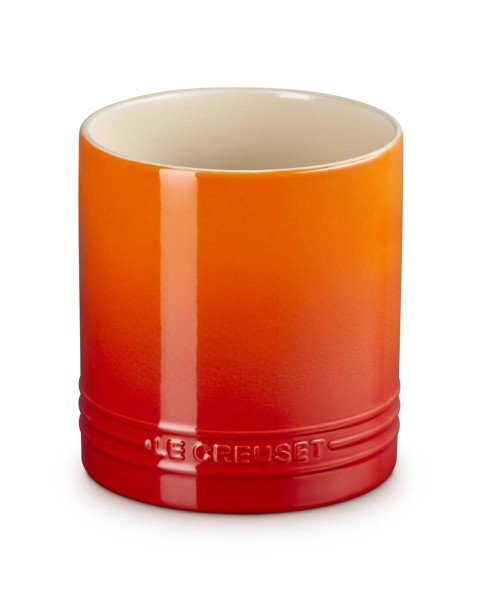 Le Creuset Steinzeug 71500100900001 Topf für Kochkellen 1,1L - Ofenrot