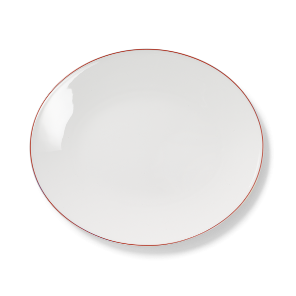Dibbern Simplicity 0322212502 Platte oval 39 cm - Rot